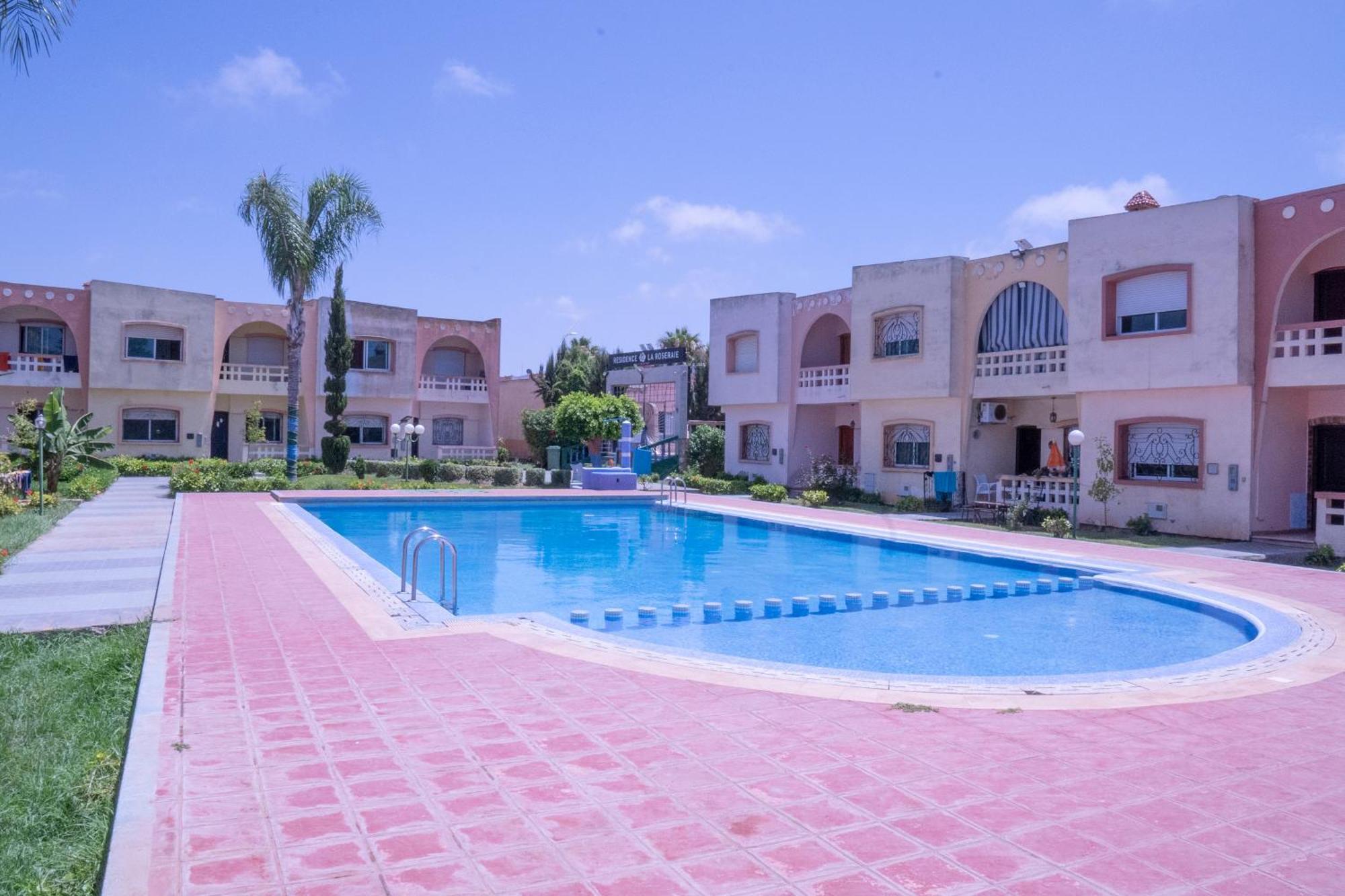 Duplex La Roseraie A 2Min De La Plage 2 Piscines Sidi Bouzid Extérieur photo